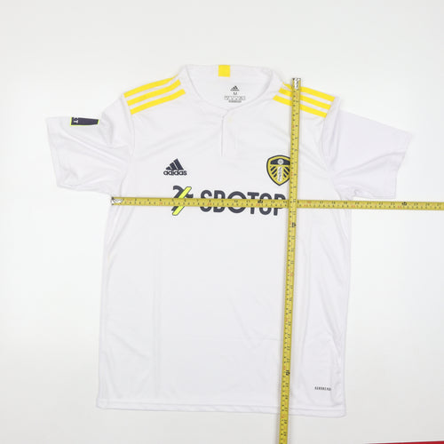 Adidas Men’s White M Football Jersey Short Sleeve Athletic Top