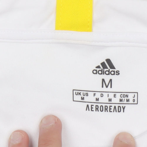 Adidas Men’s White M Football Jersey Short Sleeve Athletic Top