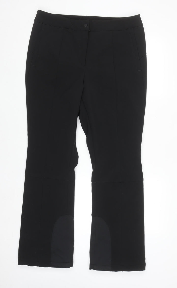 H&M Women Black Size 14 Snow Pants Softshell Active Trousers