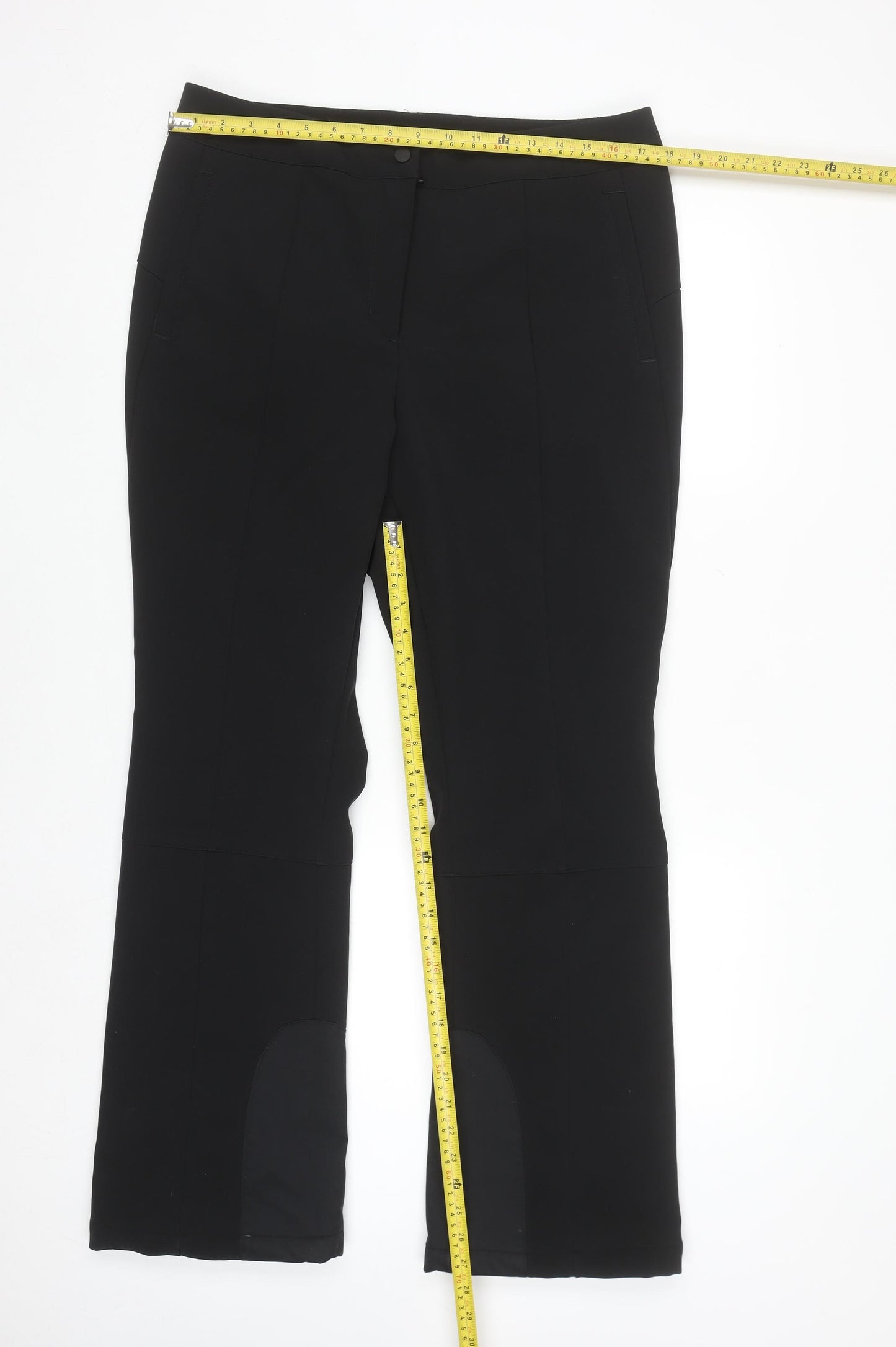 H&M Women Black Size 14 Snow Pants Softshell Active Trousers