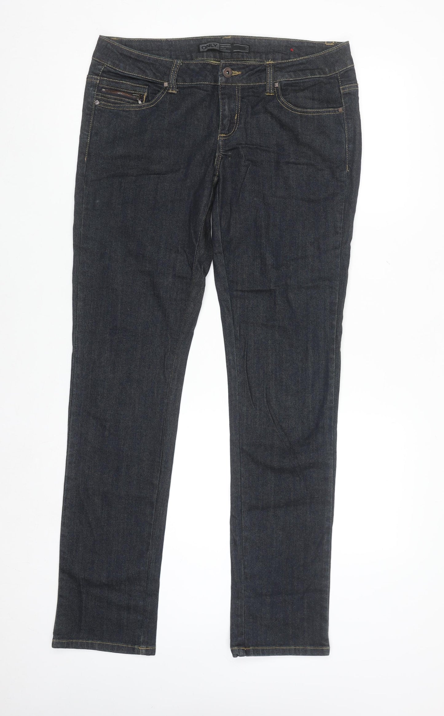 ONLY Men Blue Slim Fit Straight Leg Denim Jeans W31 L34