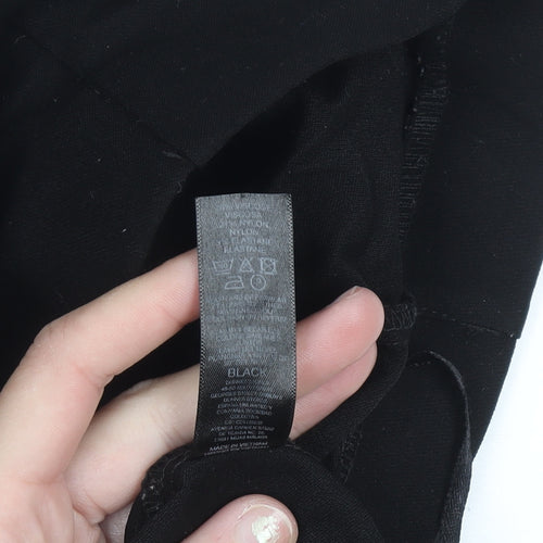 Dunnes Women's Black Slim Fit Stretch Trousers Size M
