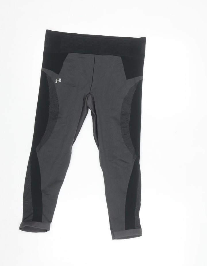 Under Armour Womens Black Compression Capri Leggings Size M