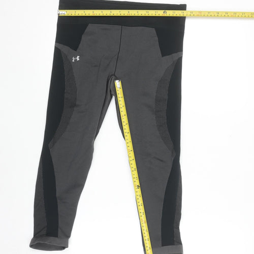 Under Armour Womens Black Compression Capri Leggings Size M