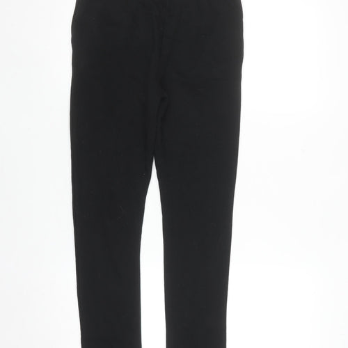 Lacoste Sport Women's Black Cotton Blend Jogger Trousers Size 14