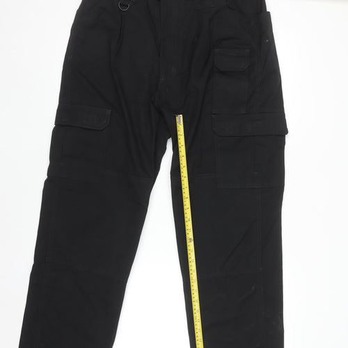 Propper Men's Black Cargo Work Trousers 36x30 Polyester Cotton