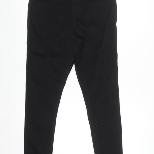 F&F Womens Black High Rise Jegging Size 12 Regular Stretch Cotton