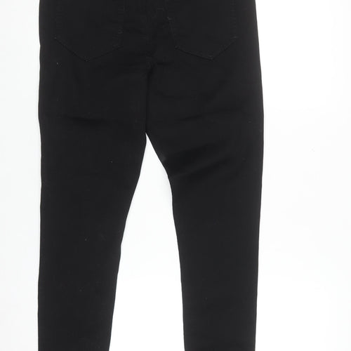 F&F Womens Black High Rise Jegging Size 12 Regular Stretch Cotton