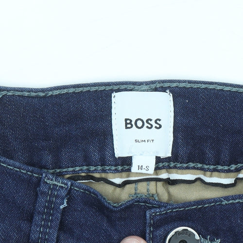 BOSS Women Dark Blue Slim Fit Jeans Size 14-S Classic Denim