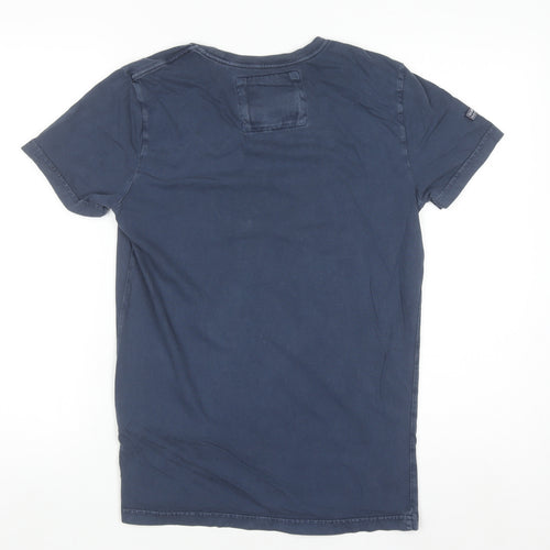 Superdry Men's Blue Heritage Washed Graphic T-Shirt Size S