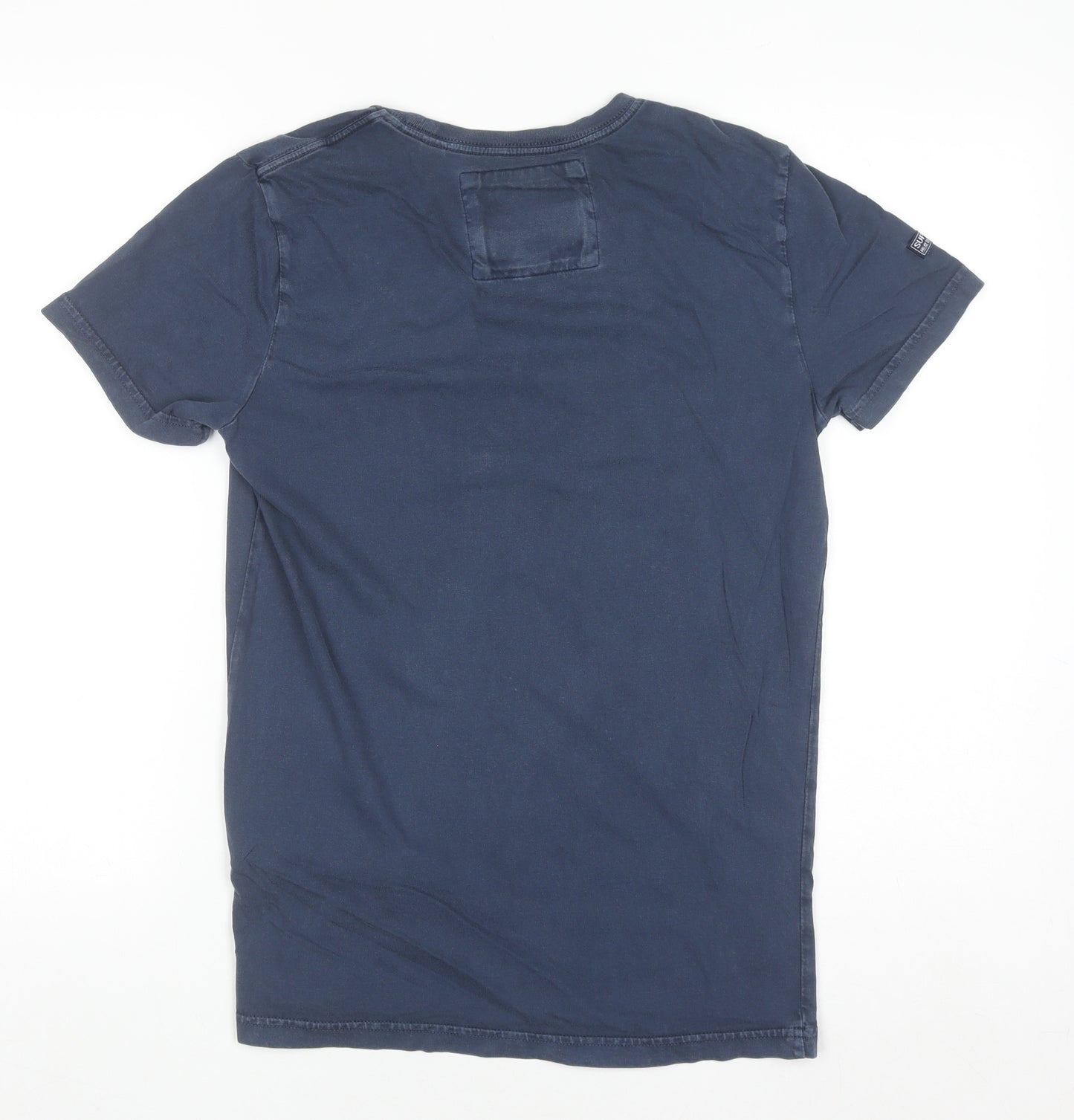 Superdry Men's Blue Heritage Washed Graphic T-Shirt Size S