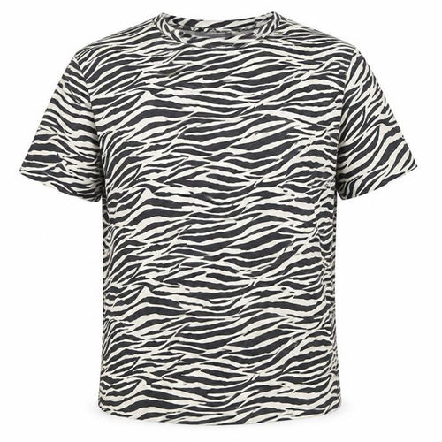 Marks & Spencer Men's Black White Zebra Print Cotton T-Shirt M