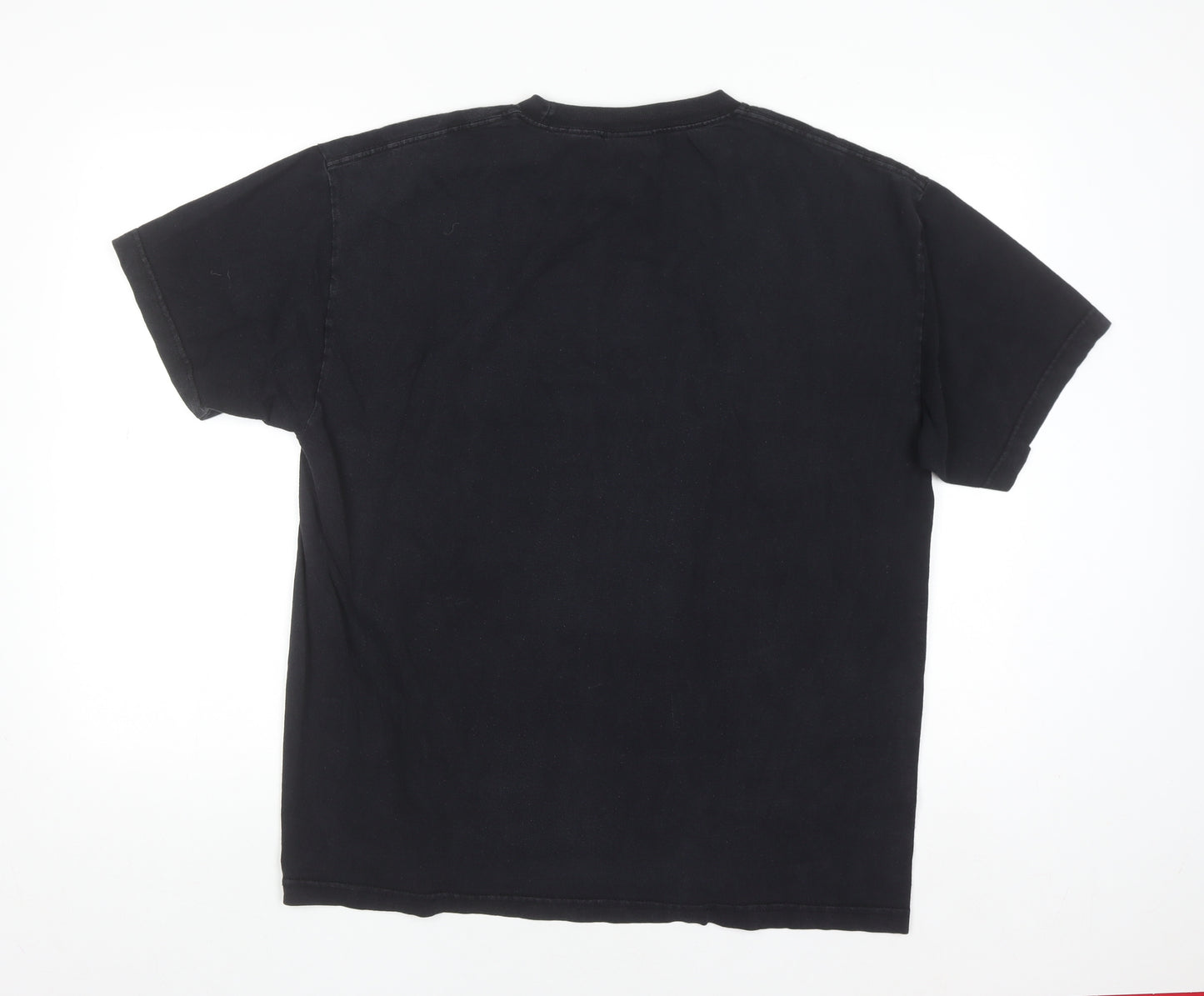 12 Grain Mens Black L Graphic Art Cotton Crew Neck T-Shirt