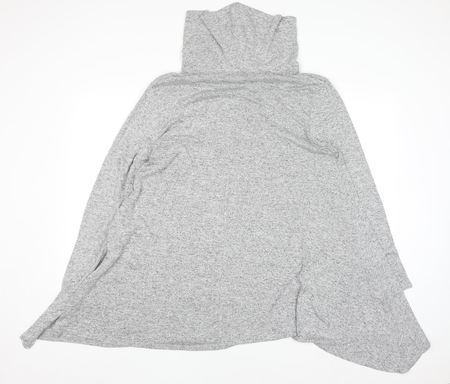 Voulez Vous Womens Grey Roll Neck Long Sleeve Pullover Jumper XL