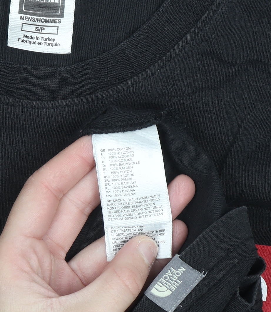 The North Face Men's Black Crew Neck Short Sleeve T-Shirt Size S