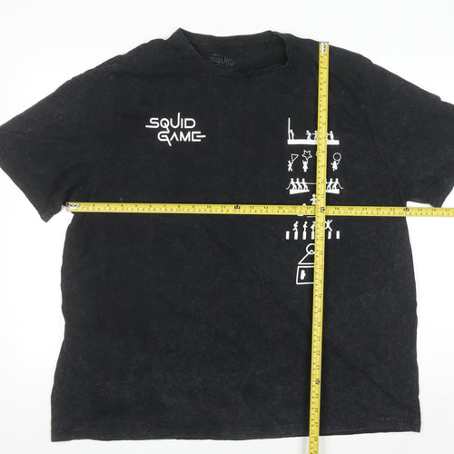 Netflix Squid Game Men's Black 3XL Graphic Cotton T-Shirt