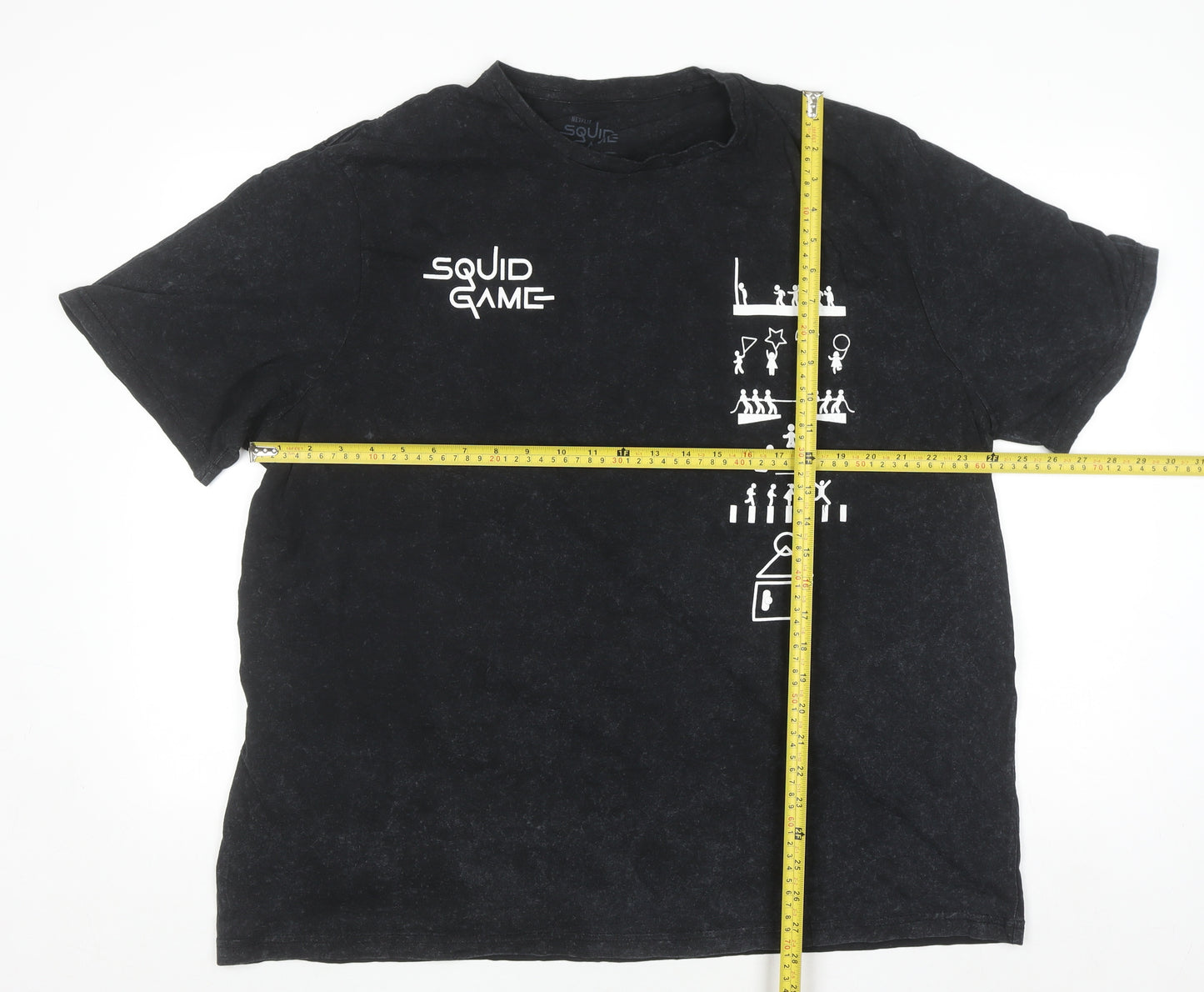 Netflix Squid Game Men's Black 3XL Graphic Cotton T-Shirt