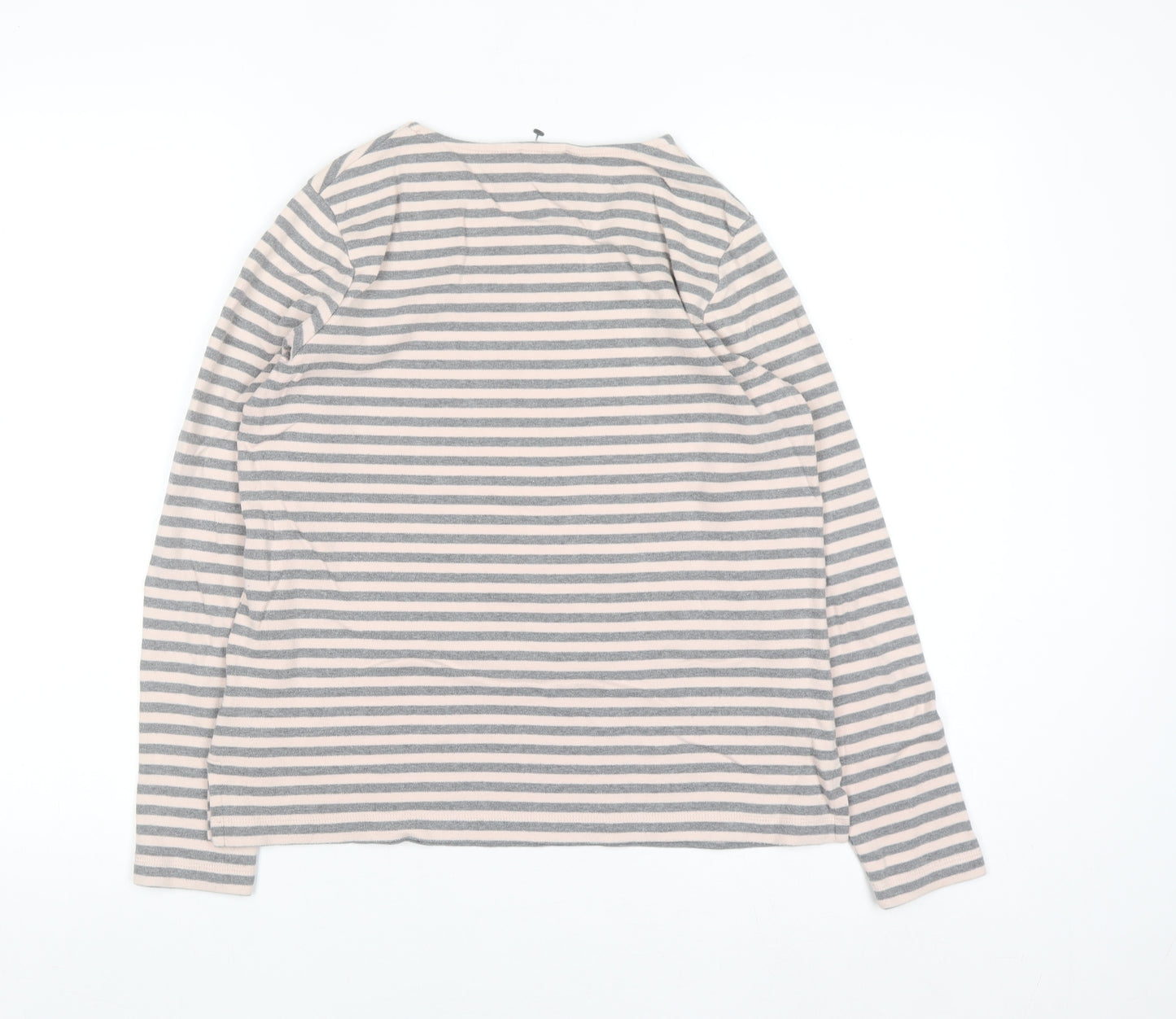 Hobbs Women’s Multicoloured Striped Cotton Pullover Jumper M