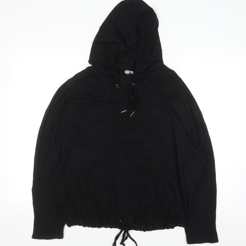 Cable & Gauge Women's Black Pullover Hoodie Size M Lightweight