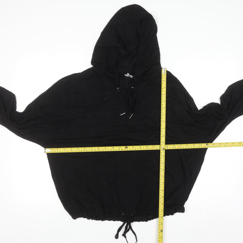 Cable & Gauge Women's Black Pullover Hoodie Size M Lightweight