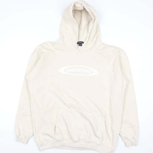 Boohoo Women’s Beige DSGN Studio Pullover Hoodie Size M