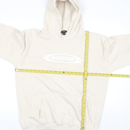 Boohoo Women’s Beige DSGN Studio Pullover Hoodie Size M