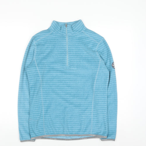 Tog Twenty Four Women's Blue 1/2 Zip Fleece Sweatshirt Size 10