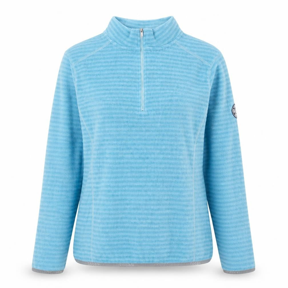 Tog Twenty Four Women's Blue 1/2 Zip Fleece Sweatshirt Size 10