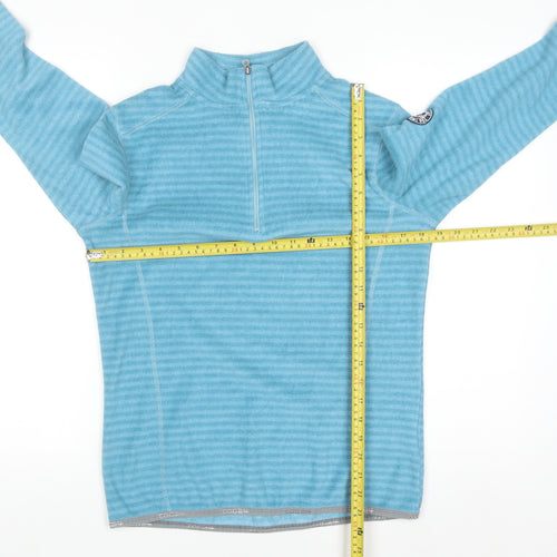 Tog Twenty Four Women's Blue 1/2 Zip Fleece Sweatshirt Size 10