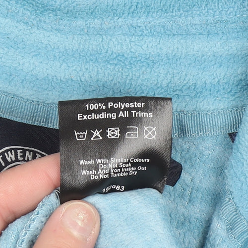 Tog Twenty Four Women's Blue 1/2 Zip Fleece Sweatshirt Size 10