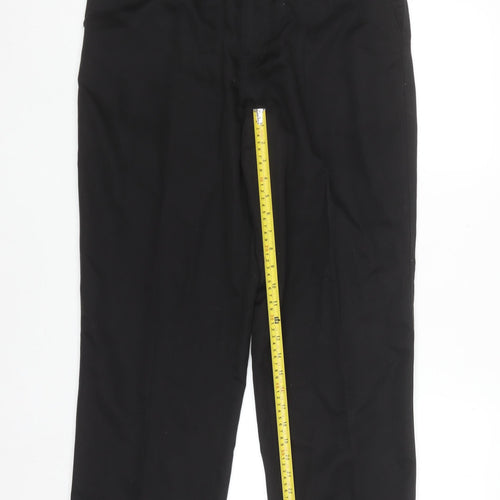 Dunlop Men's Black Regular Fit Polyester Work Trousers 34W 29L