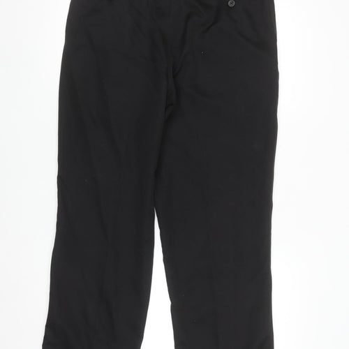 Dunlop Men's Black Regular Fit Polyester Work Trousers 34W 29L