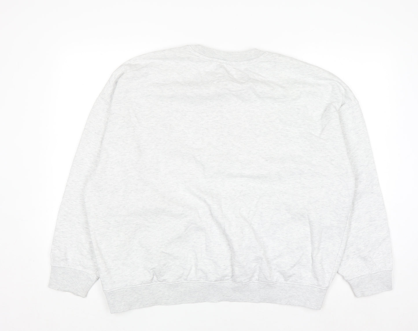 Primark Women Grey New York Vintage Sports Pullover Sweatshirt M