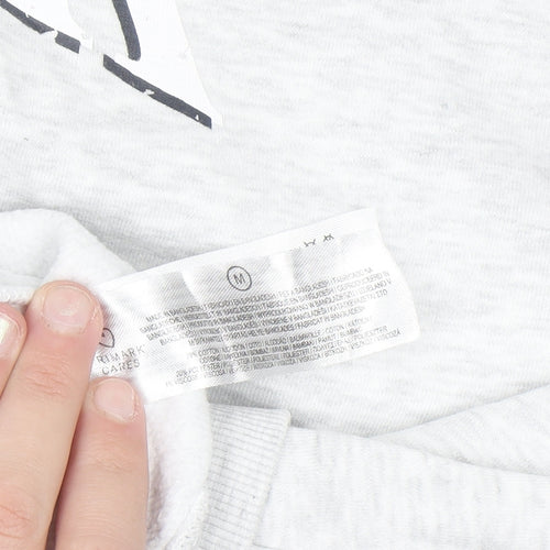 Primark Women Grey New York Vintage Sports Pullover Sweatshirt M