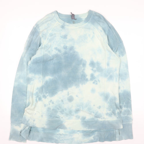 Sweaty Betty Womens Blue Tie Dye Pullover Sweatshirt M