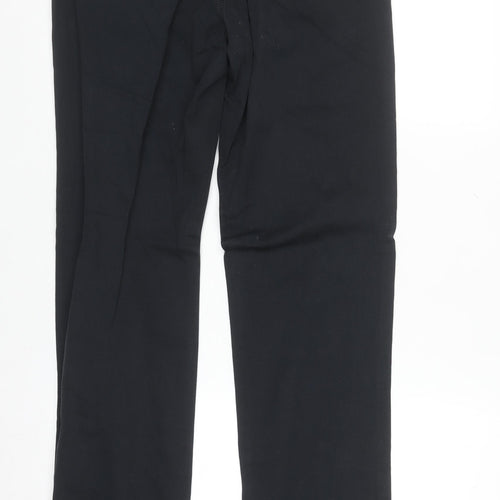 Denim Co. Men's Black Chino Trousers 32W 34L Regular Fit Cotton