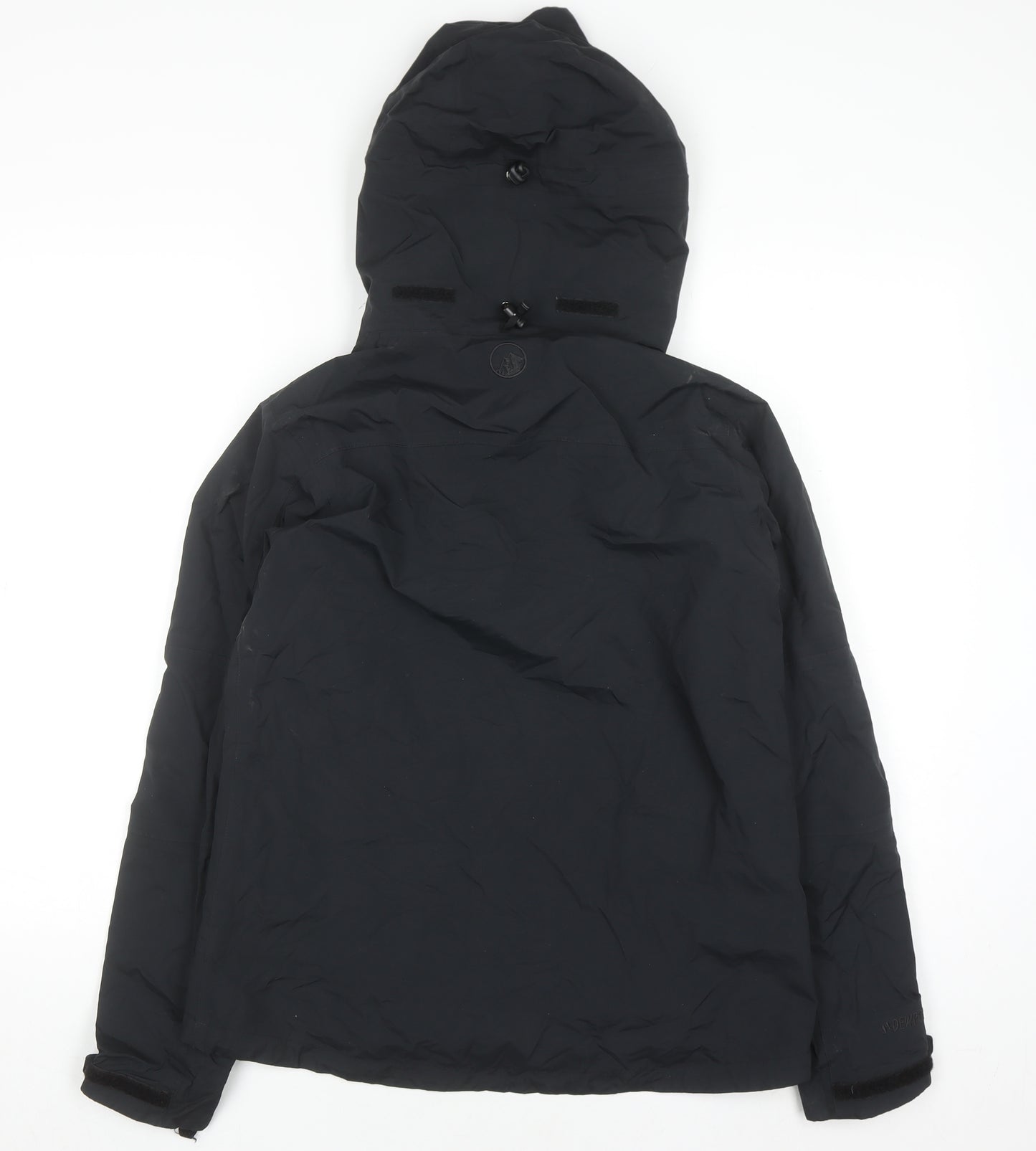 North Ridge Women's Black Hooded Parka Jacket Size 10 Waterproof