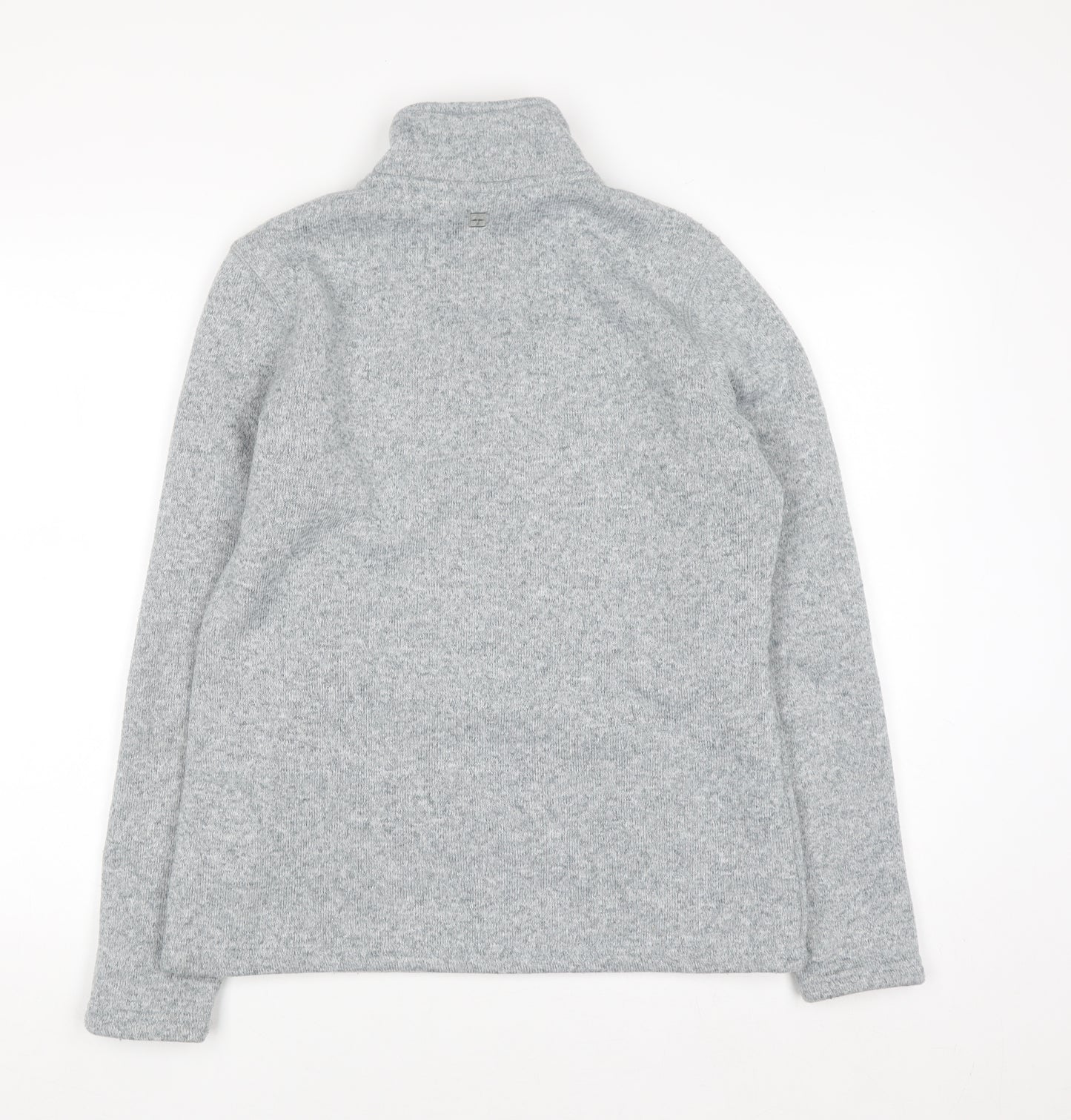 Mountain Warehouse Women Grey 1/4 Zip Fleece Sweatshirt UK 12