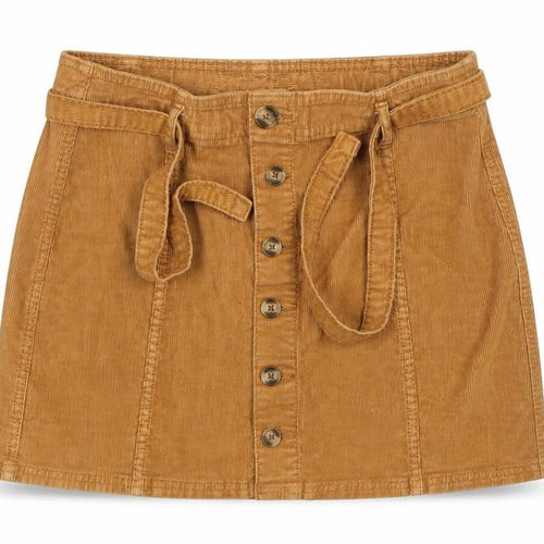 American Eagle Women's Brown Corduroy A-Line Short Skirt Size 10