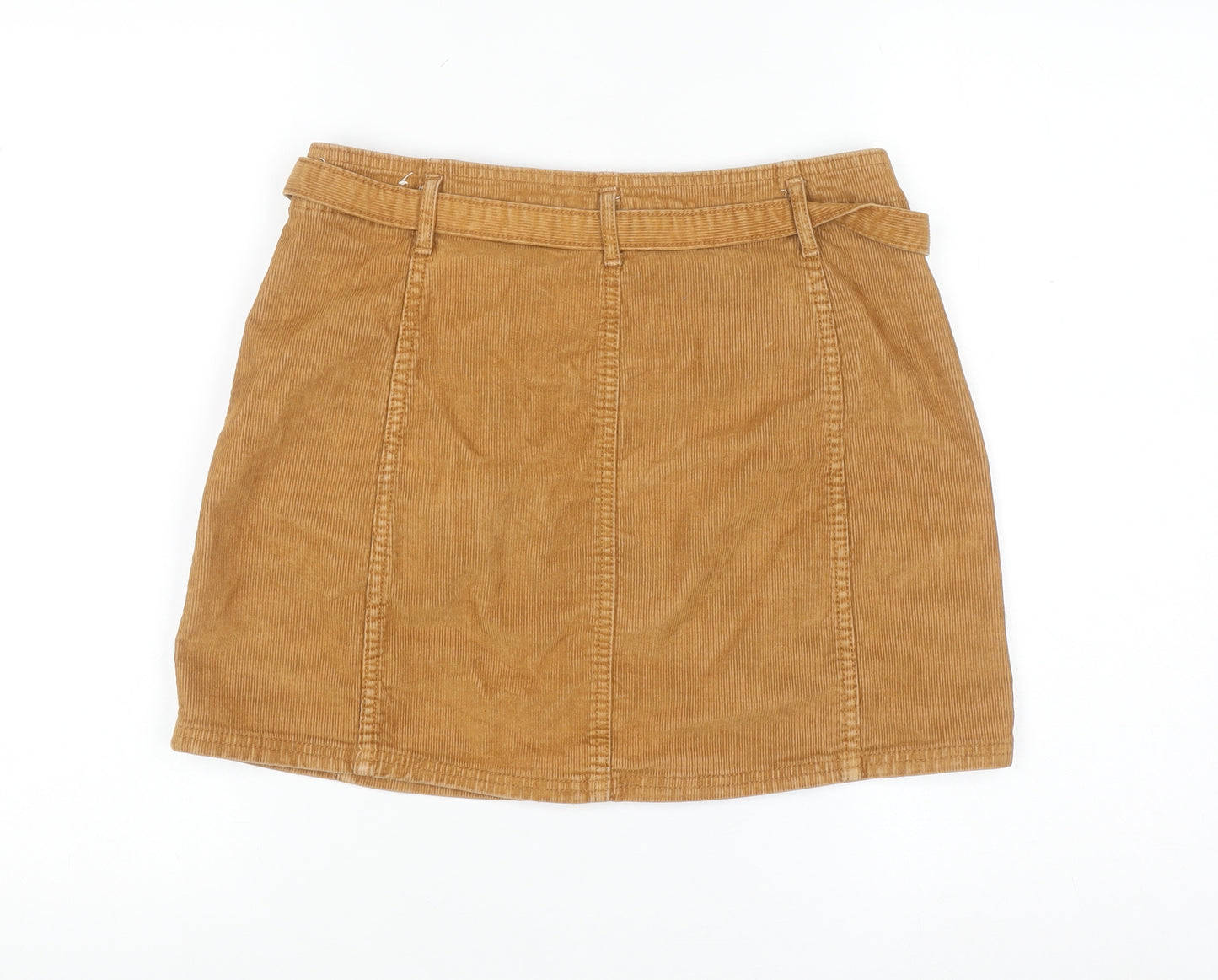 American Eagle Women's Brown Corduroy A-Line Short Skirt Size 10