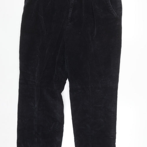 Maine New England Men's Black Corduroy Trousers 36R Regular Fit