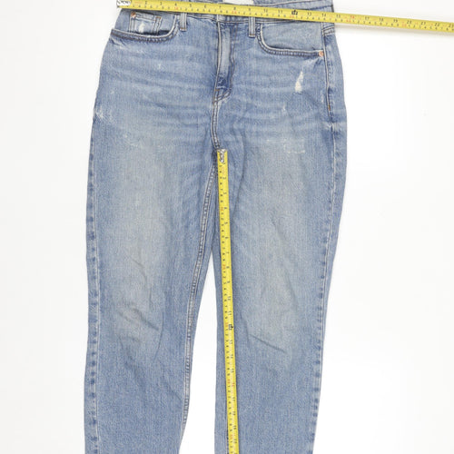 River Island Women’s Blue Straight High Rise Jeans Size 8
