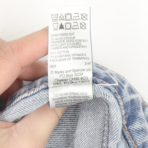 Marks and Spencer Men’s Blue Carrot Fit Ankle Jeans Size 24 Regular