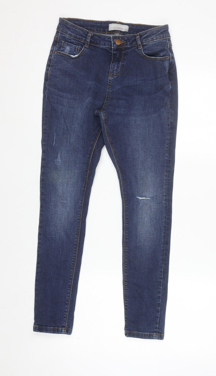 Dorothy Perkins Women's Blue Skinny Jeans Size 8 Slim Fit