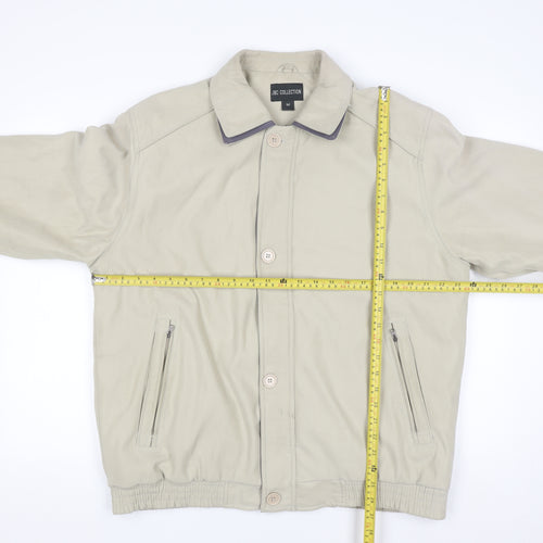 JBC Collection Men's Beige Polyester Nylon Lined Casual Jacket M
