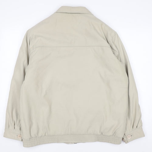 JBC Collection Men's Beige Polyester Nylon Lined Casual Jacket M