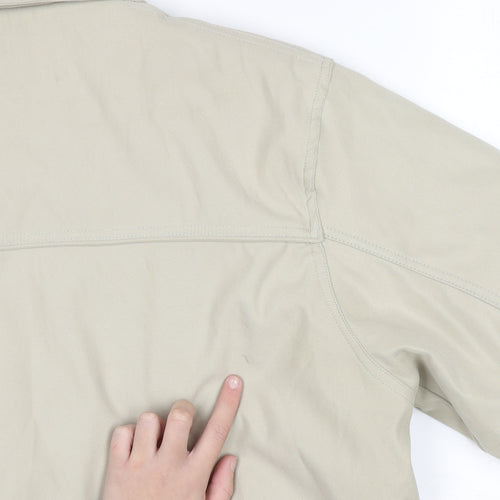 JBC Collection Men's Beige Polyester Nylon Lined Casual Jacket M