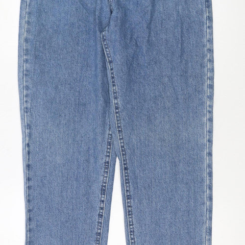 Lee Women's Blue High Rise Mom Jeans Size 6 Relaxed Fit Denim