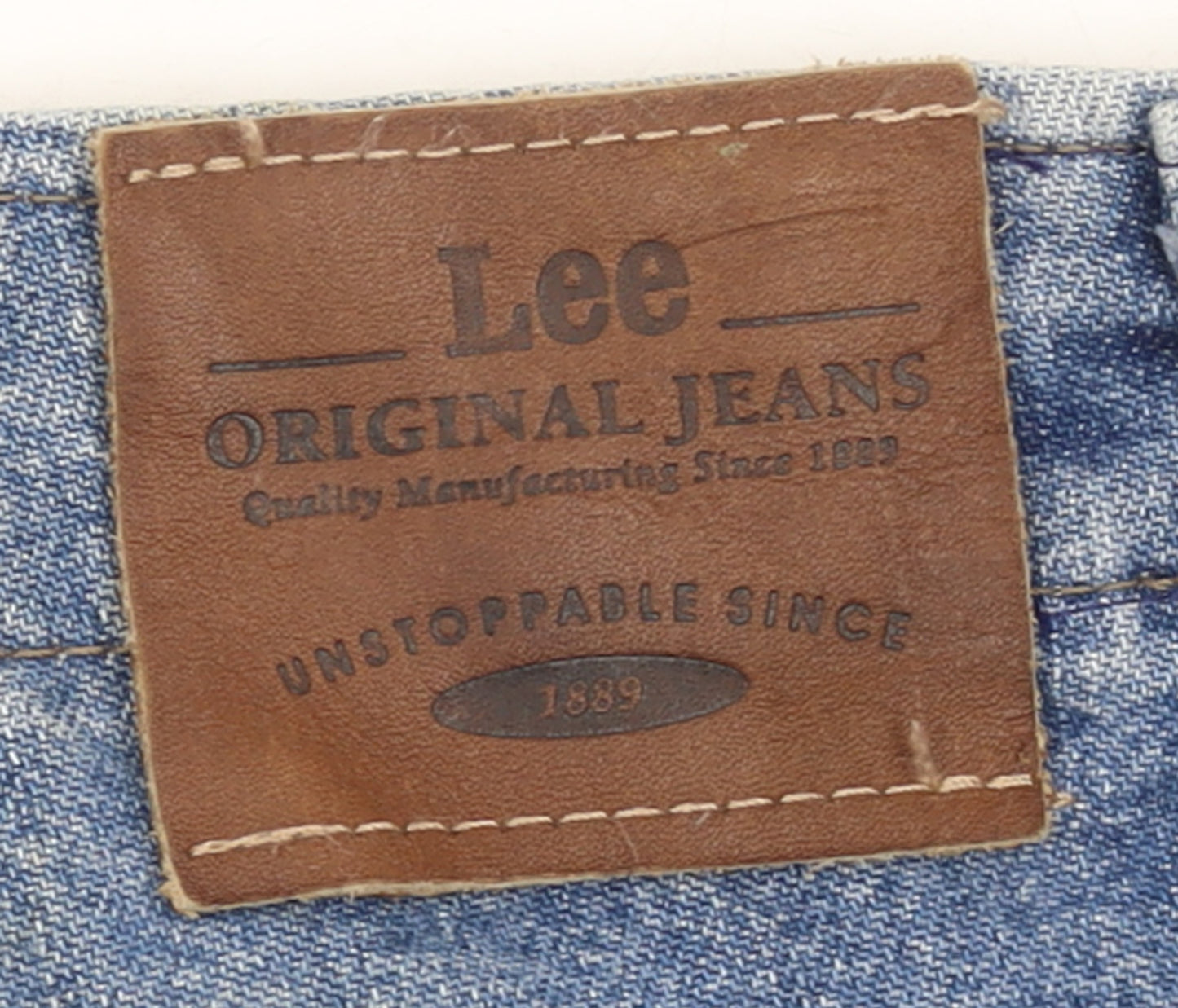 Lee Women's Blue High Rise Mom Jeans Size 6 Relaxed Fit Denim