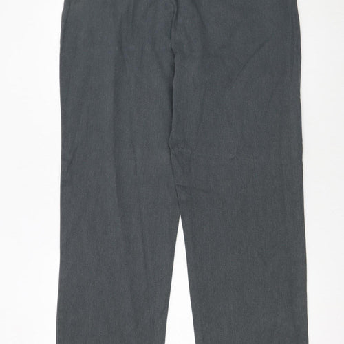 Lee Women's Grey Chino Trousers Size 12 Relaxed Fit